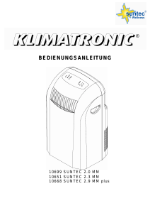Bedienungsanleitung Suntec Klimatronic 10651 SUNTEC 2.3MM Klimagerät