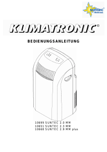 Bedienungsanleitung Suntec Klimatronic 10668 SUNTEC 2.9MM plus Klimagerät