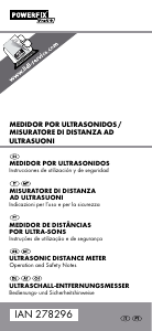 Manuale Powerfix IAN 278296 Misuratore di distanza laser