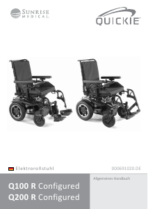 Bedienungsanleitung Quickie Q200 R Elektrorollstuhl