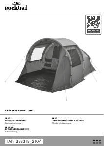 Εγχειρίδιο Rocktrail IAN 388318 Σκηνή