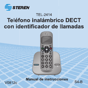 Manual Steren TEL-2414 Wireless Phone