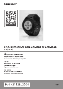 Manual de uso SilverCrest IAN 421128 Rastreador de actividad