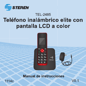 Manual de uso Steren TEL-2485 Teléfono inalámbrico