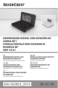 Manuale SilverCrest IAN 365823 Sveglia