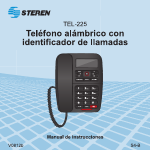 Manual Steren TEL-225 Phone