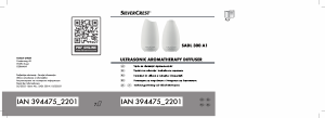 Manual SilverCrest IAN 394475 Aparat de aromaterapie