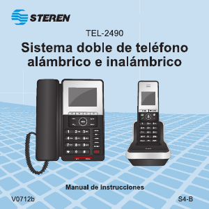 Manual Steren TEL-2490 Phone