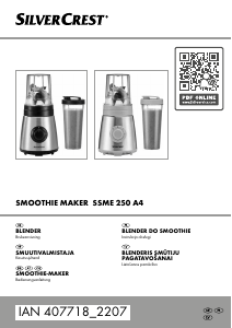 Bruksanvisning SilverCrest IAN 407718 Blender