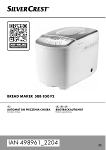 Instrukcja SilverCrest IAN 498961 Automat do chleba