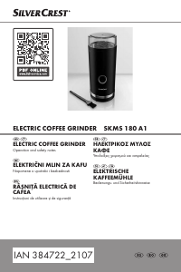 Manual SilverCrest IAN 384722 Râșniță de cafea