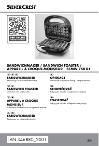 Instrukcja SilverCrest IAN 346880 Kontakt grill