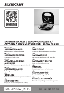 Használati útmutató SilverCrest IAN 397057 Kontaktgrill
