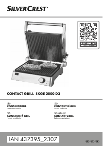Manuál SilverCrest IAN 437395 Kontaktní gril