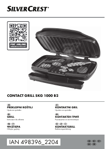 Priručnik SilverCrest IAN 498396 Kontaktni roštilj