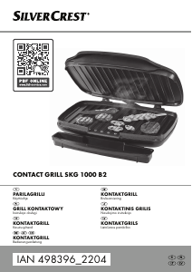 Bruksanvisning SilverCrest IAN 498396 Smörgåsgrill