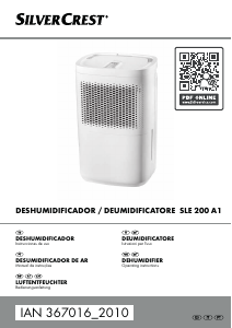 Manuale SilverCrest IAN 367016 Deumidificatore