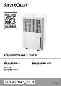 Manual SilverCrest IAN 452842 Desumidificador