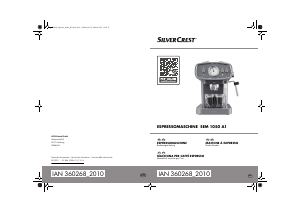 Manuale SilverCrest IAN 360268 Macchina per espresso