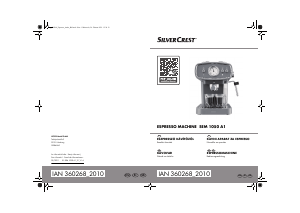Használati útmutató SilverCrest IAN 360268 Presszógép
