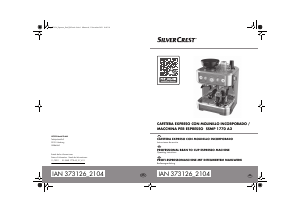 Bedienungsanleitung SilverCrest IAN 373126 Espressomaschine