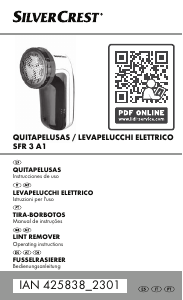 Manual SilverCrest IAN 425838 Tira borbotos