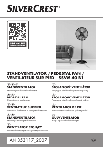 Handleiding SilverCrest IAN 353117 Ventilator