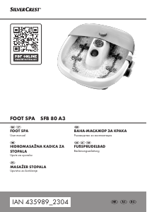 Priručnik SilverCrest IAN 435989 Kada za stopala