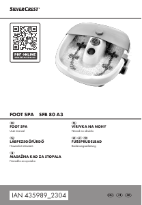 Priročnik SilverCrest IAN 435989 Kopel za stopala