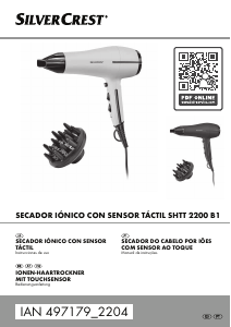Manual SilverCrest IAN 497179 Secador de cabelo