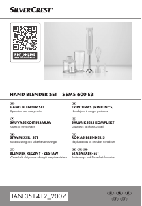 Käyttöohje SilverCrest IAN 351412 Sauvasekoitin