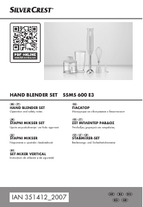 Priručnik SilverCrest IAN 351412 Ručni blender