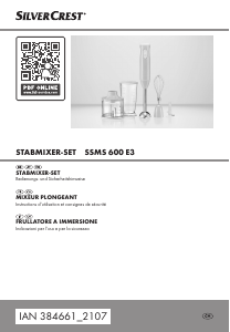 Manuale SilverCrest IAN 384661 Frullatore a mano