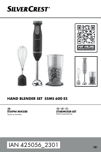 Priručnik SilverCrest IAN 425056 Ručni blender