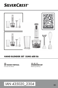 Manual SilverCrest IAN 435020 Blender de mână