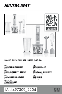 Vadovas SilverCrest IAN 497309 Rankinis maišytuvas