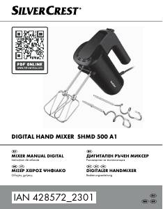 Manual SilverCrest IAN 428572 Mixer de mână