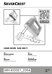 Manual SilverCrest IAN 435021 Mixer de mână