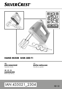 Priročnik SilverCrest IAN 435021 Ročni mešalnik