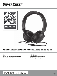 Manual SilverCrest IAN 406171 Auscultador