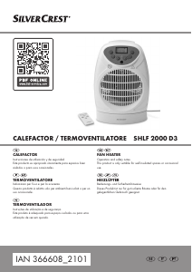 Manuale SilverCrest IAN 366608 Termoventilatore