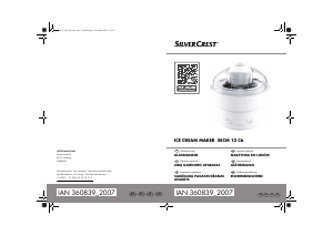 Rokasgrāmata SilverCrest IAN 360839 Saldējuma aparāts