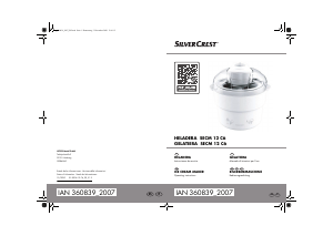 Manual de uso SilverCrest IAN 360839 Máquina de helados