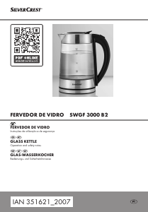 Manual SilverCrest IAN 351621 Jarro eléctrico