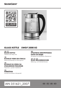 Priručnik SilverCrest IAN 351621 Čajnik