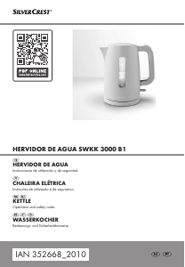 Manual SilverCrest IAN 352668 Jarro eléctrico