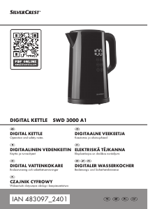 Rokasgrāmata SilverCrest IAN 483097 Tējkanna