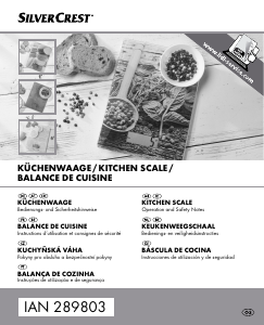 Manual SilverCrest IAN 289803 Kitchen Scale