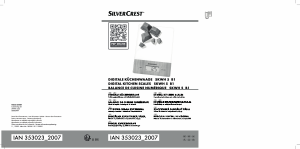 Handleiding SilverCrest IAN 353023 Keukenweegschaal