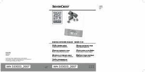 Manual SilverCrest IAN 353023 Cântar de bucătărie